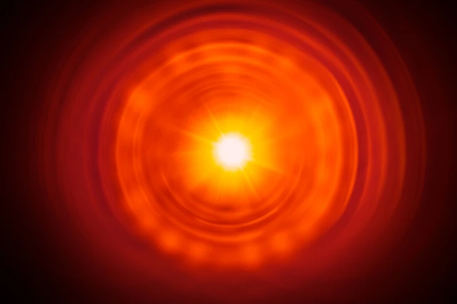 Abstract image of an atom